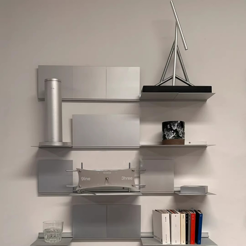 Rolling File Cart - رف ألومنيوم قابل للطي يثبت على