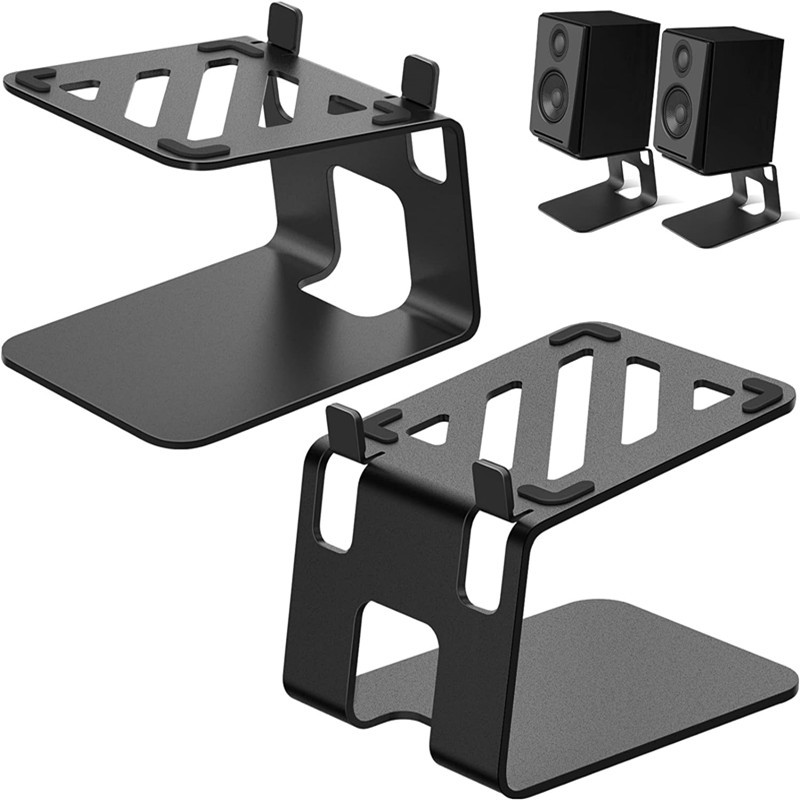 Monitor Riser Stand - حاملان لمكبرات الصوت المكتبية، منصات رفع