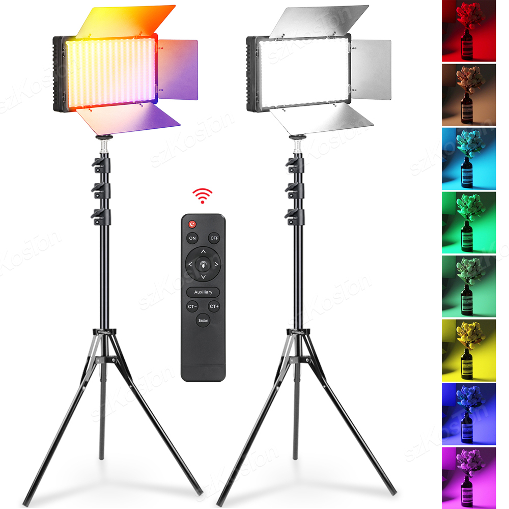 Zoom Lighting Kit - U800 RGB صور ضوء LED صور