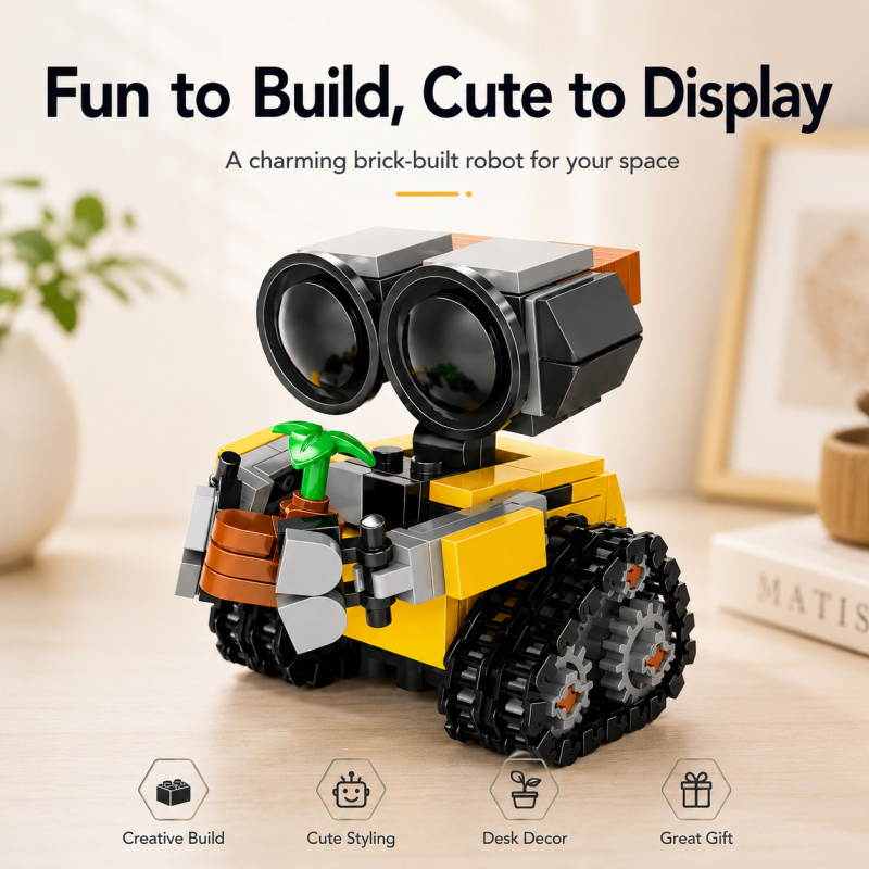 مجموعة مكعبات بناء روبوت صغير، - مراجعة Home Office Kit وسعره