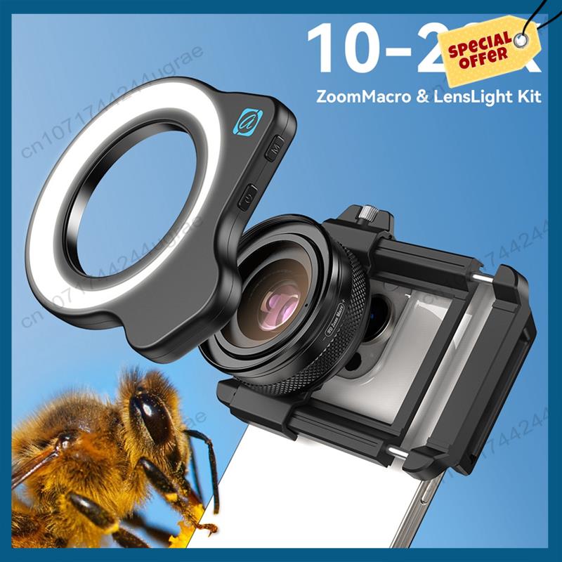 -A15I 10-20X عدسة تكبير ماكرو  - مراجعة Zoom Lighting Kit وسعره