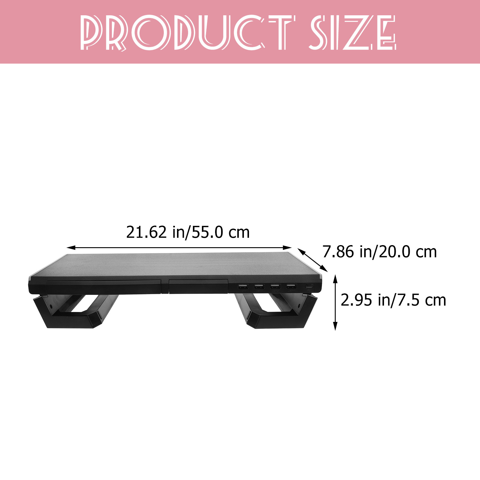 حامل شاشة الكمبيوتر مع منفذ شح - مراجعة Monitor Riser Stand وسعره
