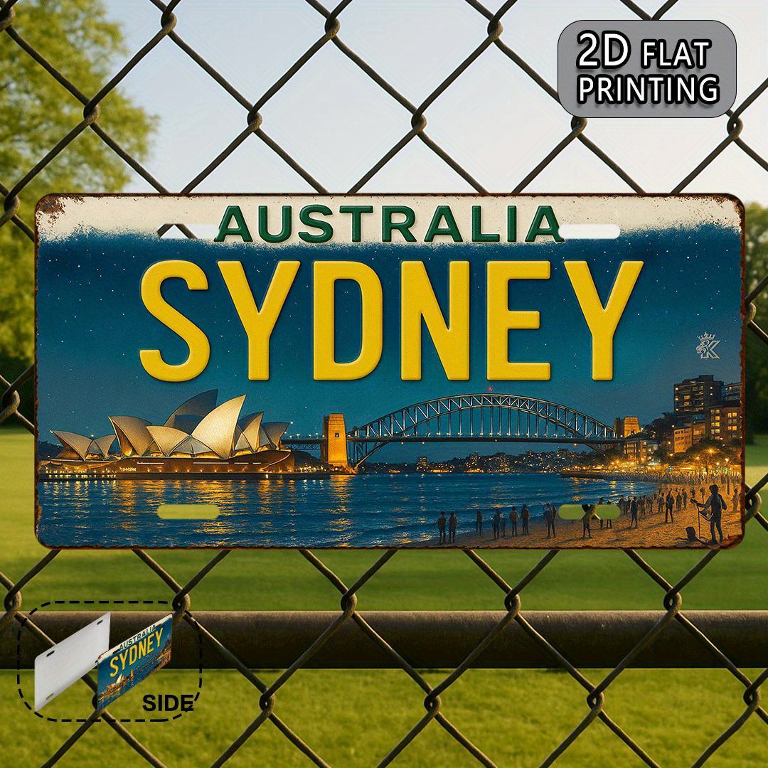 لافتة معدنية على شكل لوحة ترخي - مراجعة Home Office Australia وسعره