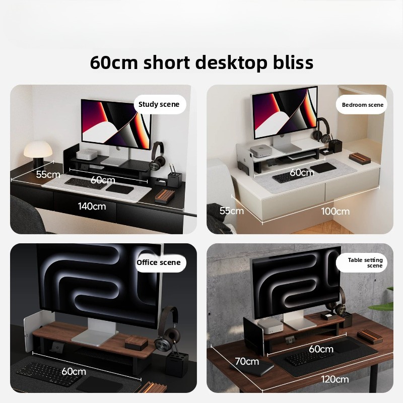 عرض ساخن! حامل شاشة من خشب الج - مراجعة Monitor Riser Stand وسعره