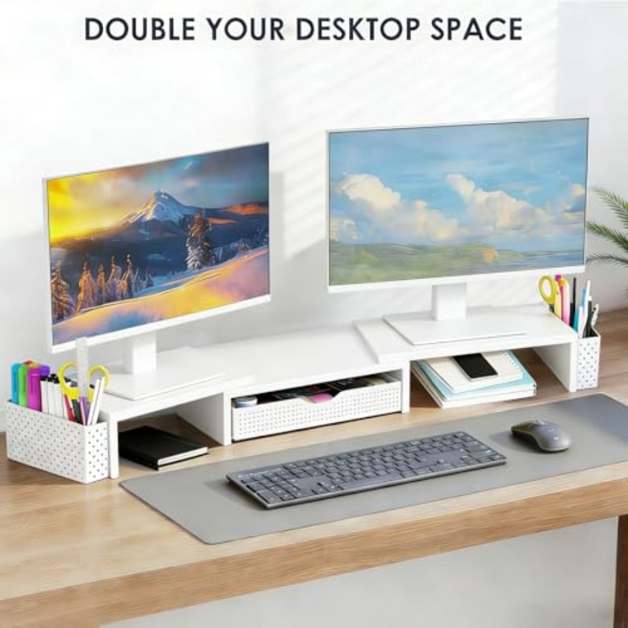 منظمات وإكسسوارات مكتبية معدني - مراجعة Monitor Riser Stand وسعره